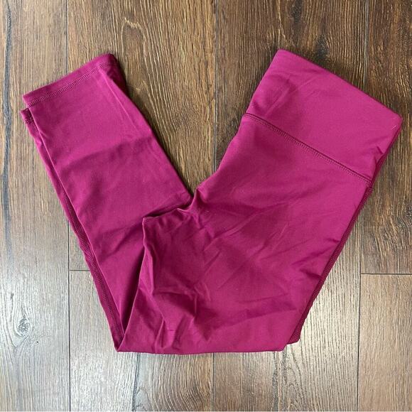Oalka magenta, cropped leggings SZ MED - Picture 1 of 4